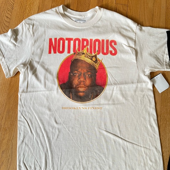 Wu Tang Clan & Biggie graphic tees Men’s Large NEW NWT BROOKLYNS FINEST - Picture 2 of 6